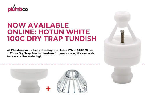 Now Available Online: hotun® White 100C Dry Trap Tundish